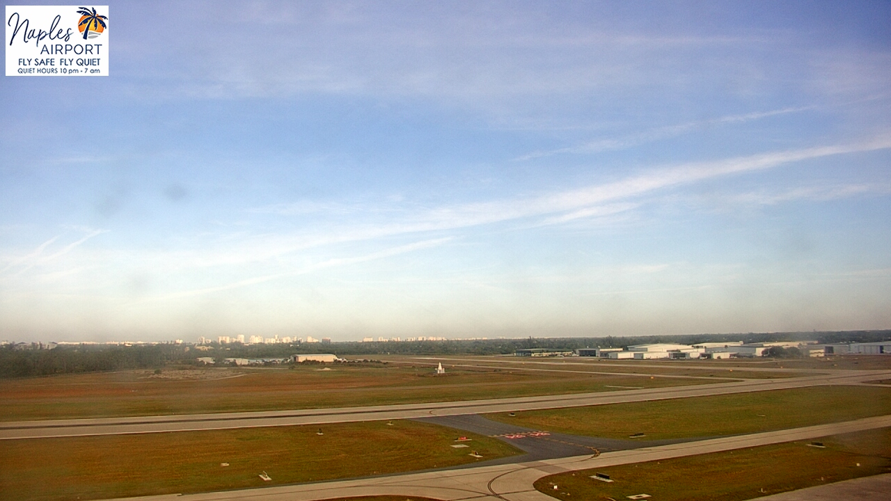 Thumbnail for current weather camera view from Naples Municipal Arpt Tower 104 ft elev in Naples, Florida