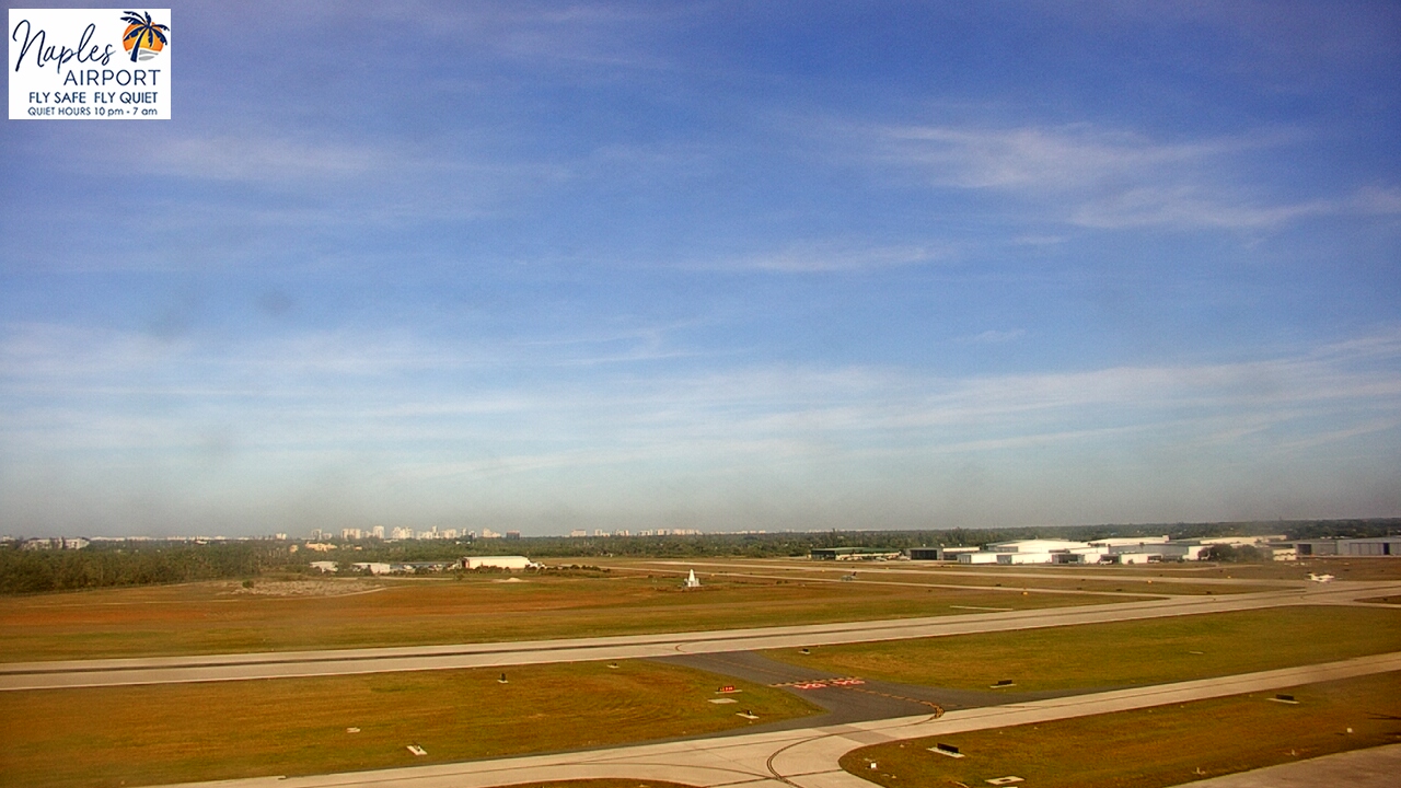 Thumbnail for current weather camera view from Naples Municipal Arpt Tower 104 ft elev in Naples, Florida