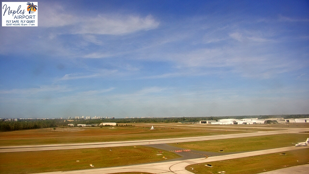 Thumbnail for current weather camera view from Naples Municipal Arpt Tower 104 ft elev in Naples, Florida