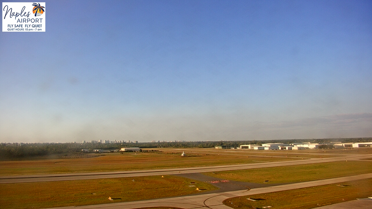 Thumbnail for current weather camera view from Naples Municipal Arpt Tower 104 ft elev in Naples, Florida