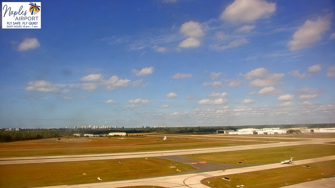 Thumbnail for current weather camera view from Naples Municipal Arpt Tower 104 ft elev in Naples, Florida