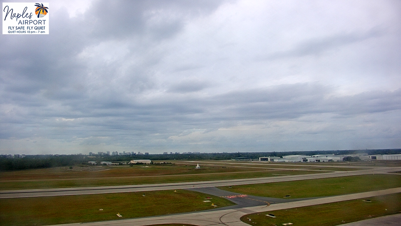 Thumbnail for current weather camera view from Naples Municipal Arpt Tower 104 ft elev in Naples, Florida