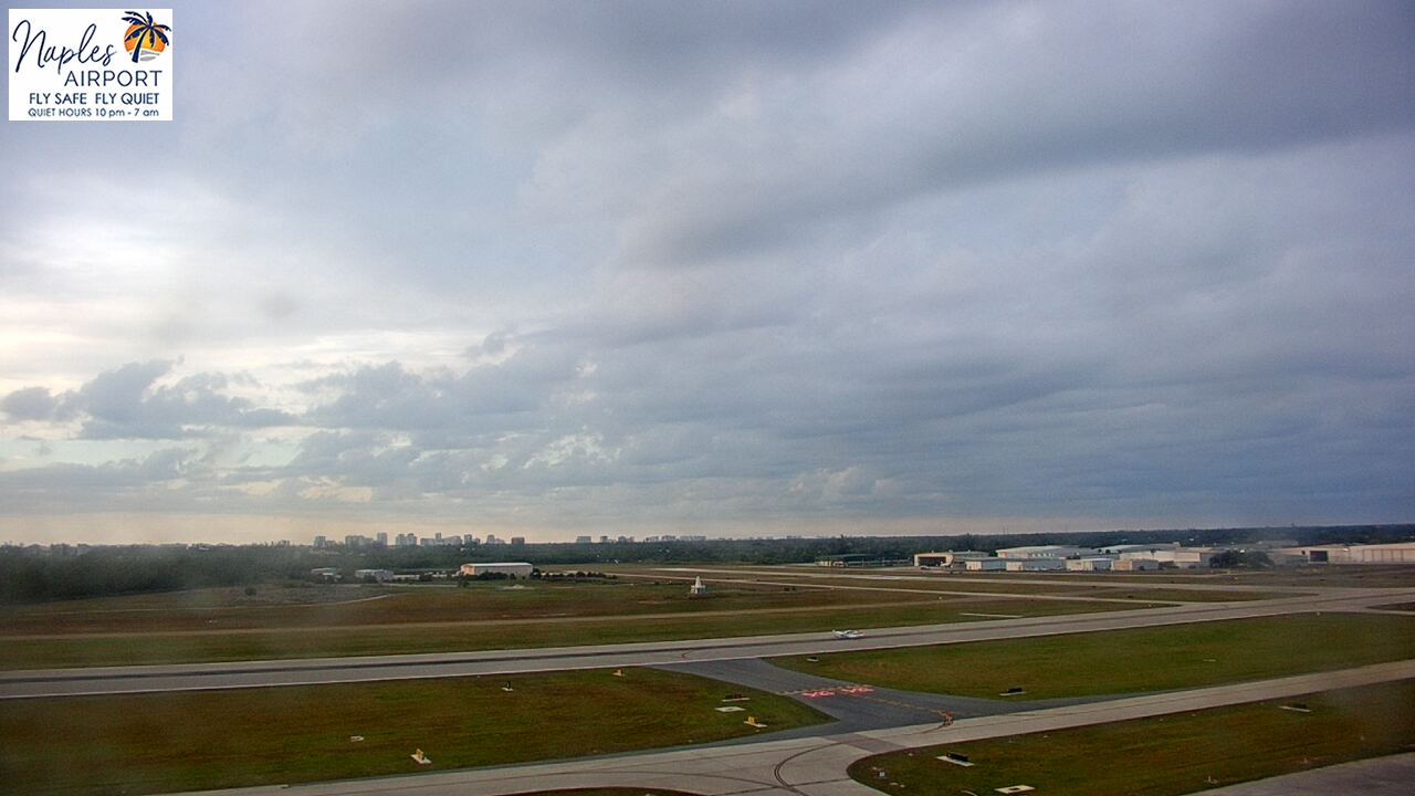Thumbnail for current weather camera view from Naples Municipal Arpt Tower 104 ft elev in Naples, Florida