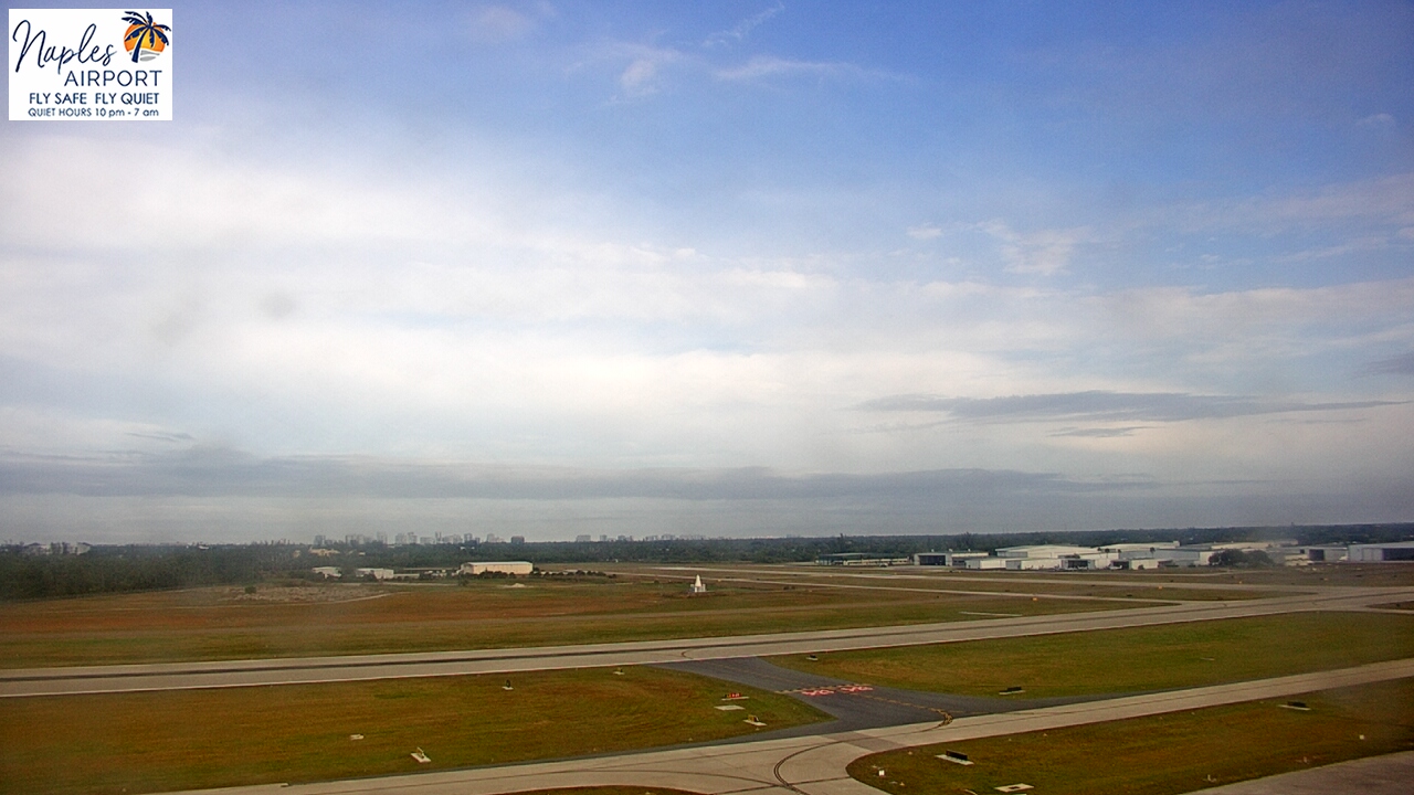 Thumbnail for current weather camera view from Naples Municipal Arpt Tower 104 ft elev in Naples, Florida