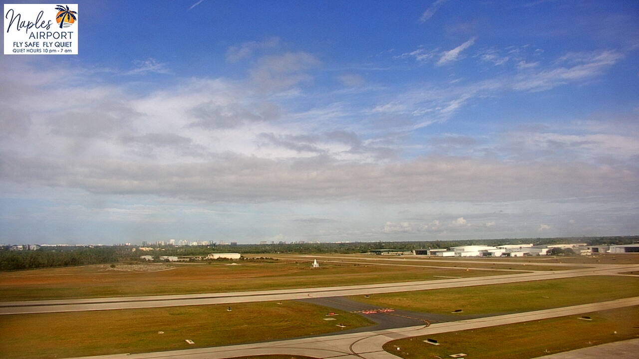 Thumbnail for current weather camera view from Naples Municipal Arpt Tower 104 ft elev in Naples, Florida