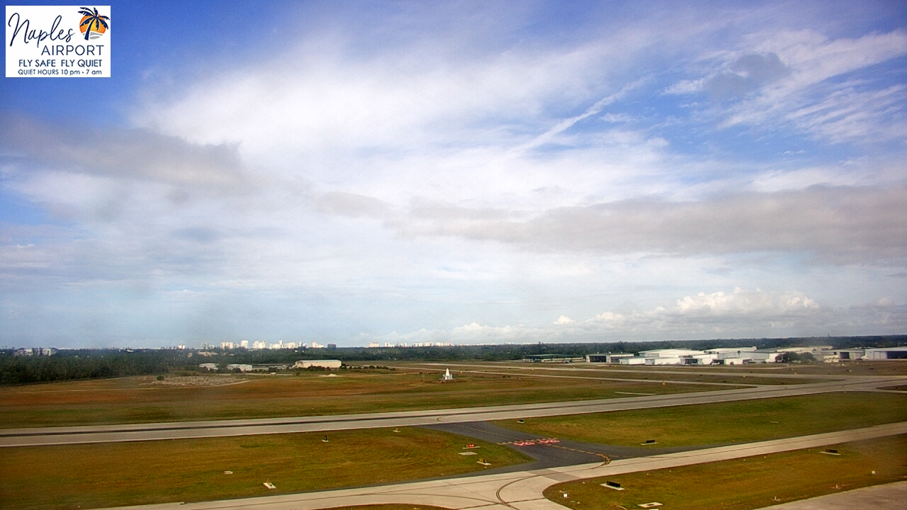 Thumbnail for current weather camera view from Naples Municipal Arpt Tower 104 ft elev in Naples, Florida