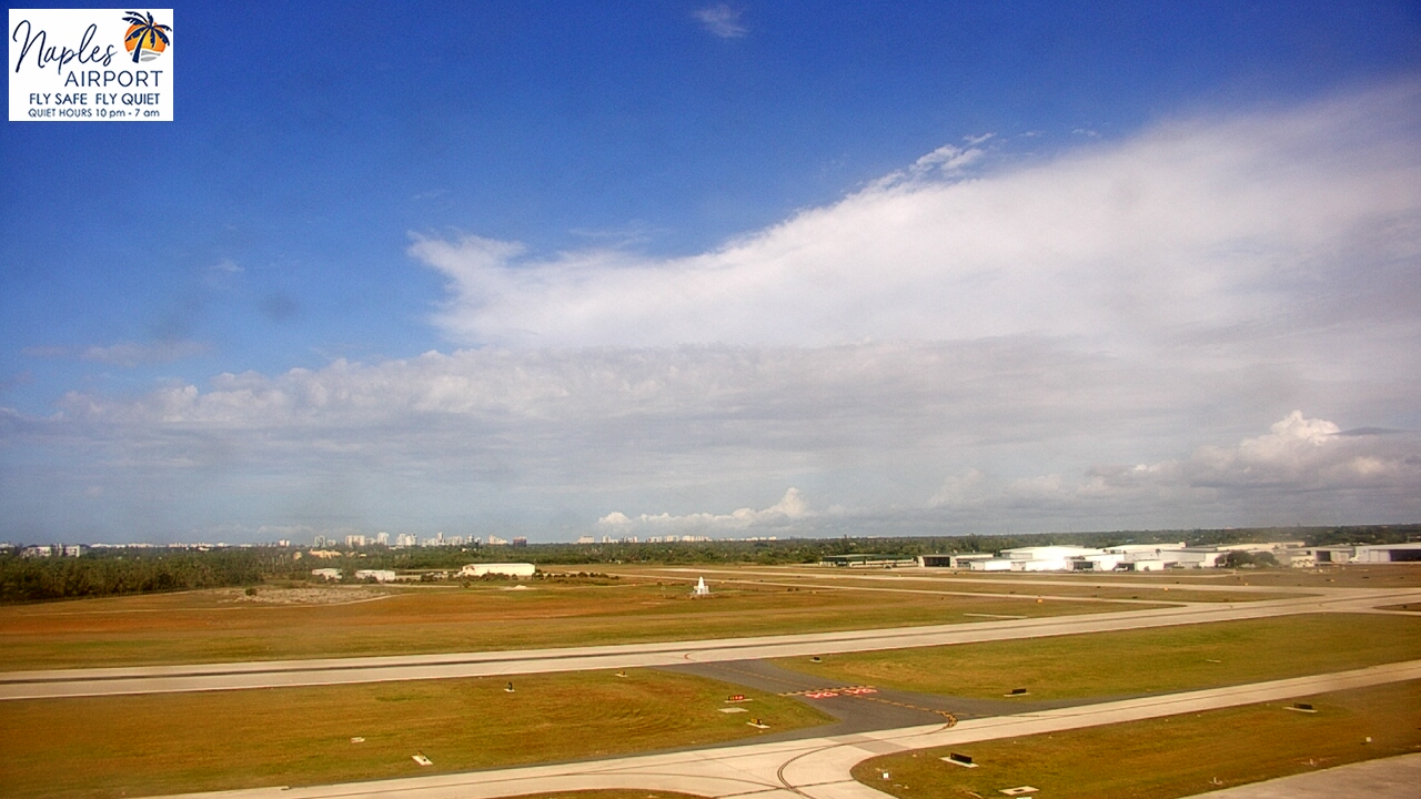 Thumbnail for current weather camera view from Naples Municipal Arpt Tower 104 ft elev in Naples, Florida