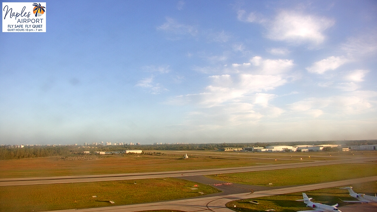 Thumbnail for current weather camera view from Naples Municipal Arpt Tower 104 ft elev in Naples, Florida