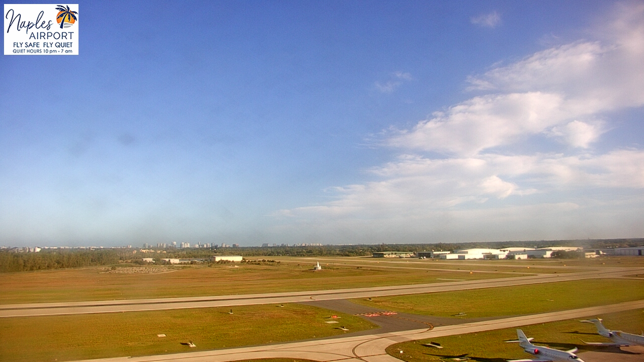 Thumbnail for current weather camera view from Naples Municipal Arpt Tower 104 ft elev in Naples, Florida