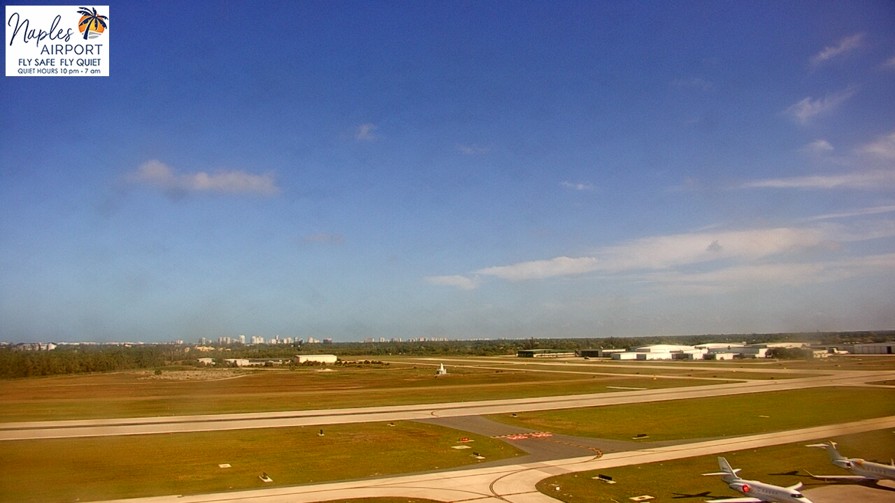 Thumbnail for current weather camera view from Naples Municipal Arpt Tower 104 ft elev in Naples, Florida