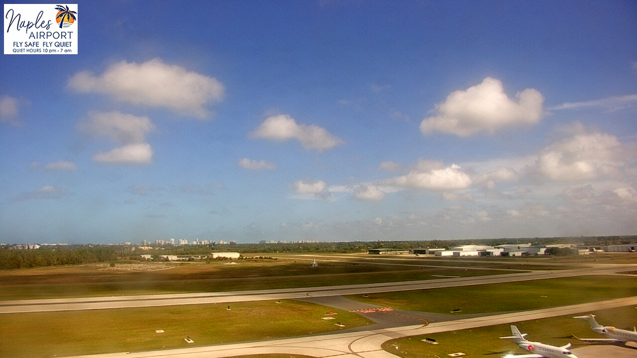 Thumbnail for current weather camera view from Naples Municipal Arpt Tower 104 ft elev in Naples, Florida
