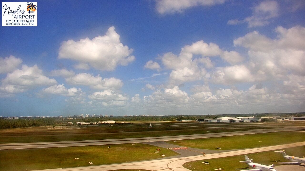 Thumbnail for current weather camera view from Naples Municipal Arpt Tower 104 ft elev in Naples, Florida