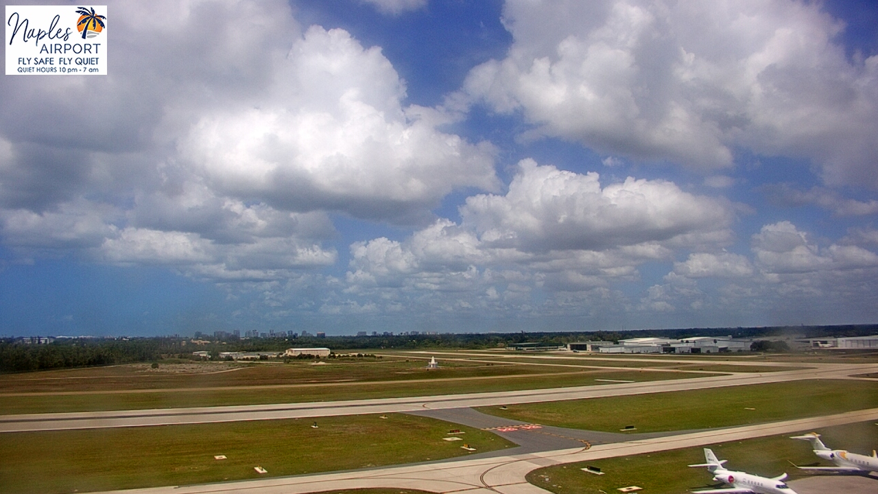 Thumbnail for current weather camera view from Naples Municipal Arpt Tower 104 ft elev in Naples, Florida