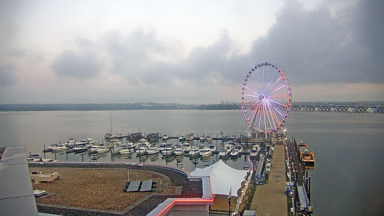 Thumbnail for current weather camera view from National Harbor in Oxon Hill, Maryland