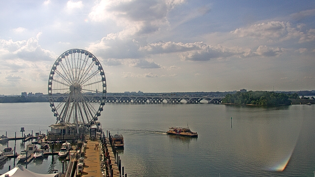Thumbnail for current weather camera view from National Harbor in Oxon Hill, Maryland