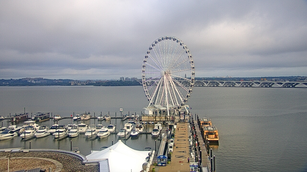 Thumbnail for current weather camera view from National Harbor in Oxon Hill, Maryland