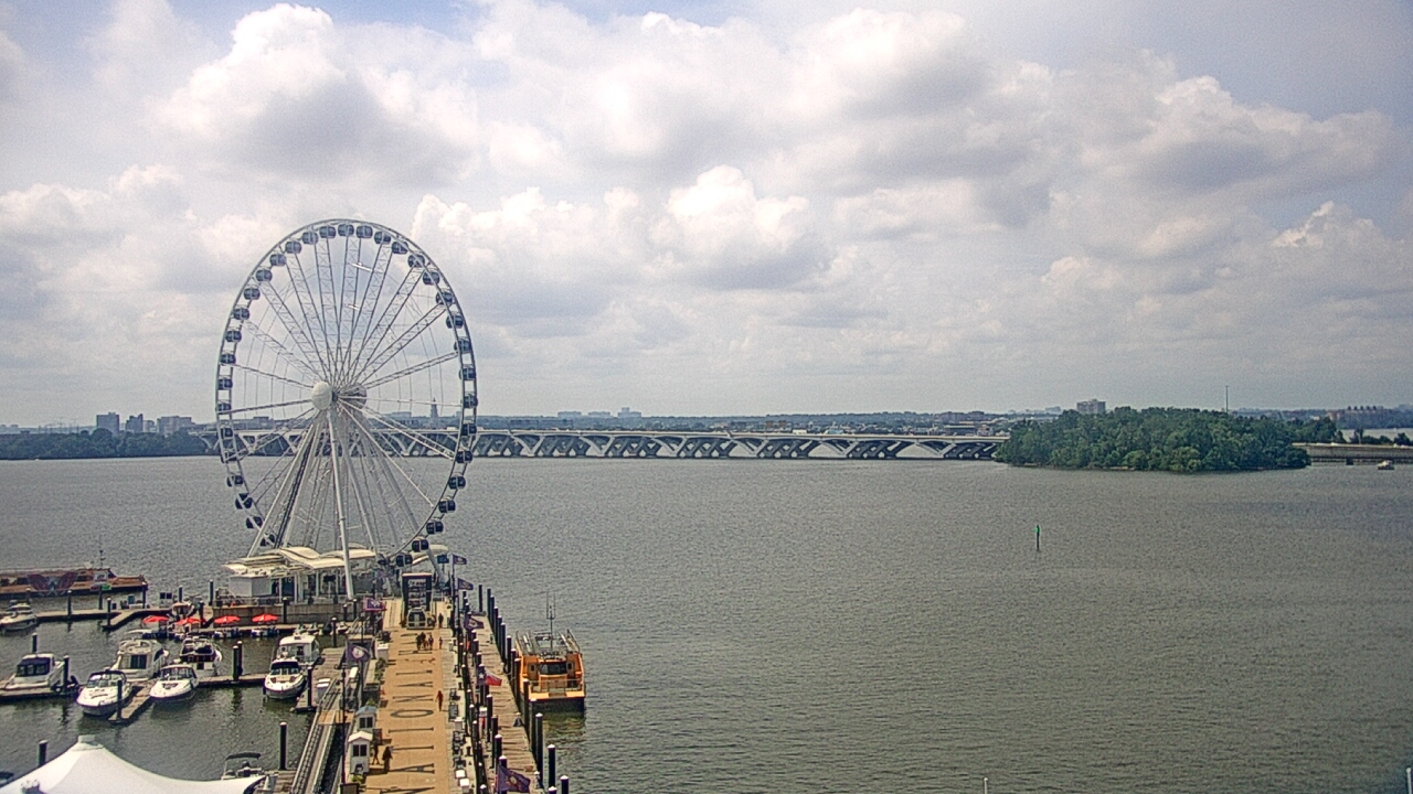 Thumbnail for current weather camera view from National Harbor in Oxon Hill, Maryland