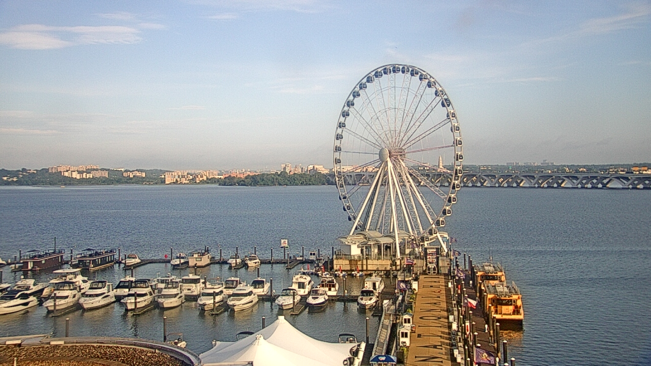Thumbnail for current weather camera view from National Harbor in Oxon Hill, Maryland