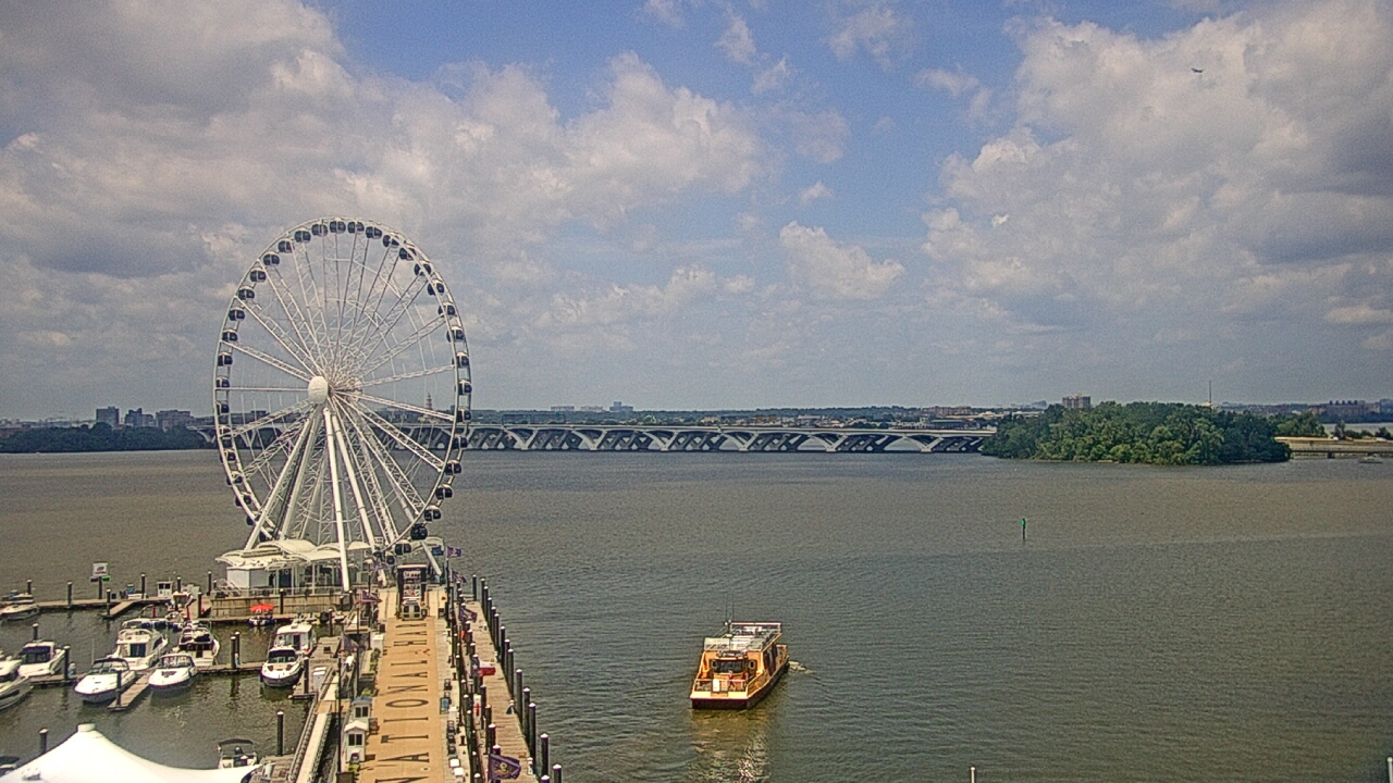 Thumbnail for current weather camera view from National Harbor in Oxon Hill, Maryland