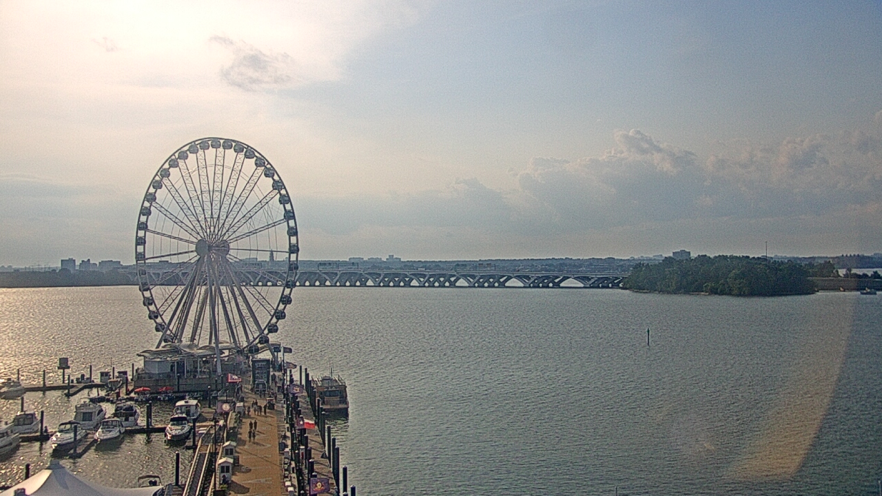 Thumbnail for current weather camera view from National Harbor in Oxon Hill, Maryland