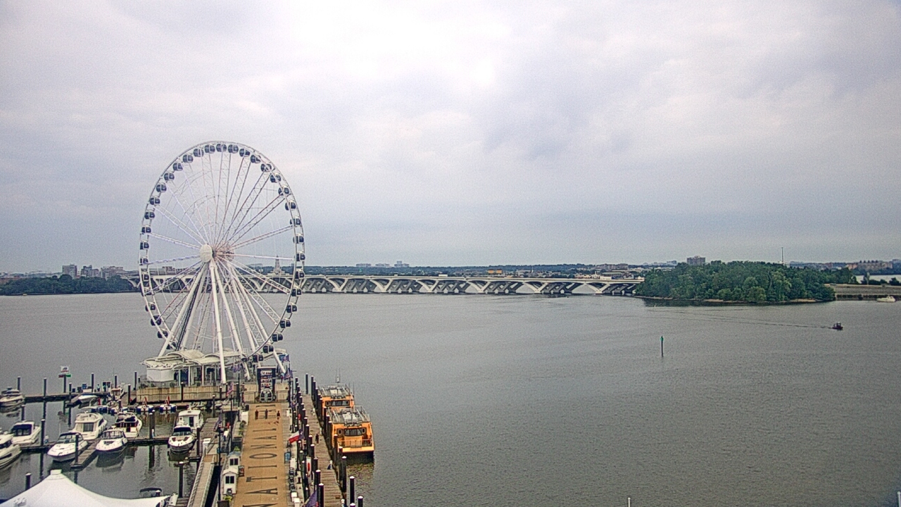 Thumbnail for current weather camera view from National Harbor in Oxon Hill, Maryland