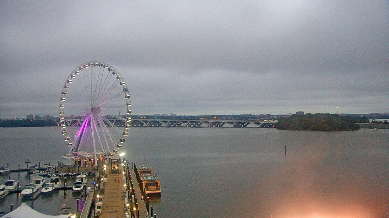 Thumbnail for current weather camera view from National Harbor in Oxon Hill, Maryland