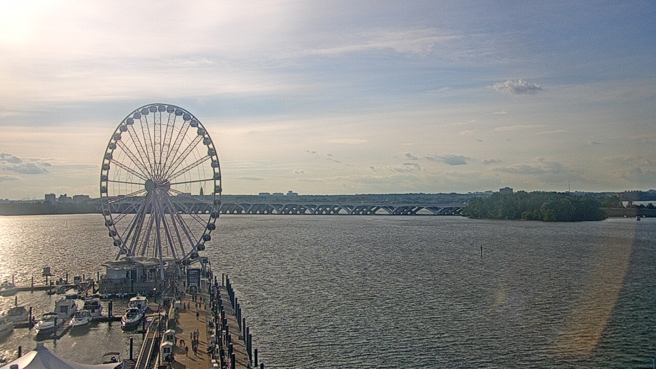 Thumbnail for current weather camera view from National Harbor in Oxon Hill, Maryland