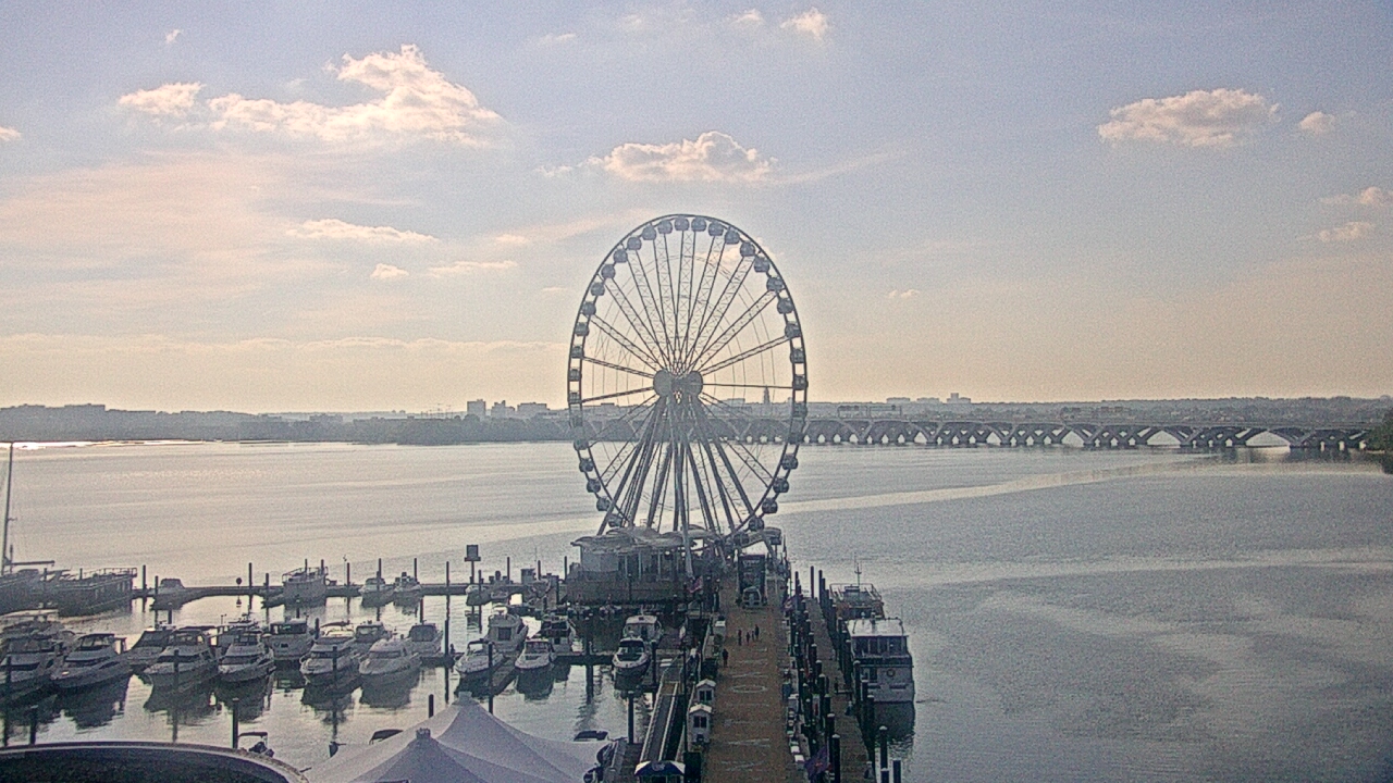Thumbnail for current weather camera view from National Harbor in Oxon Hill, Maryland