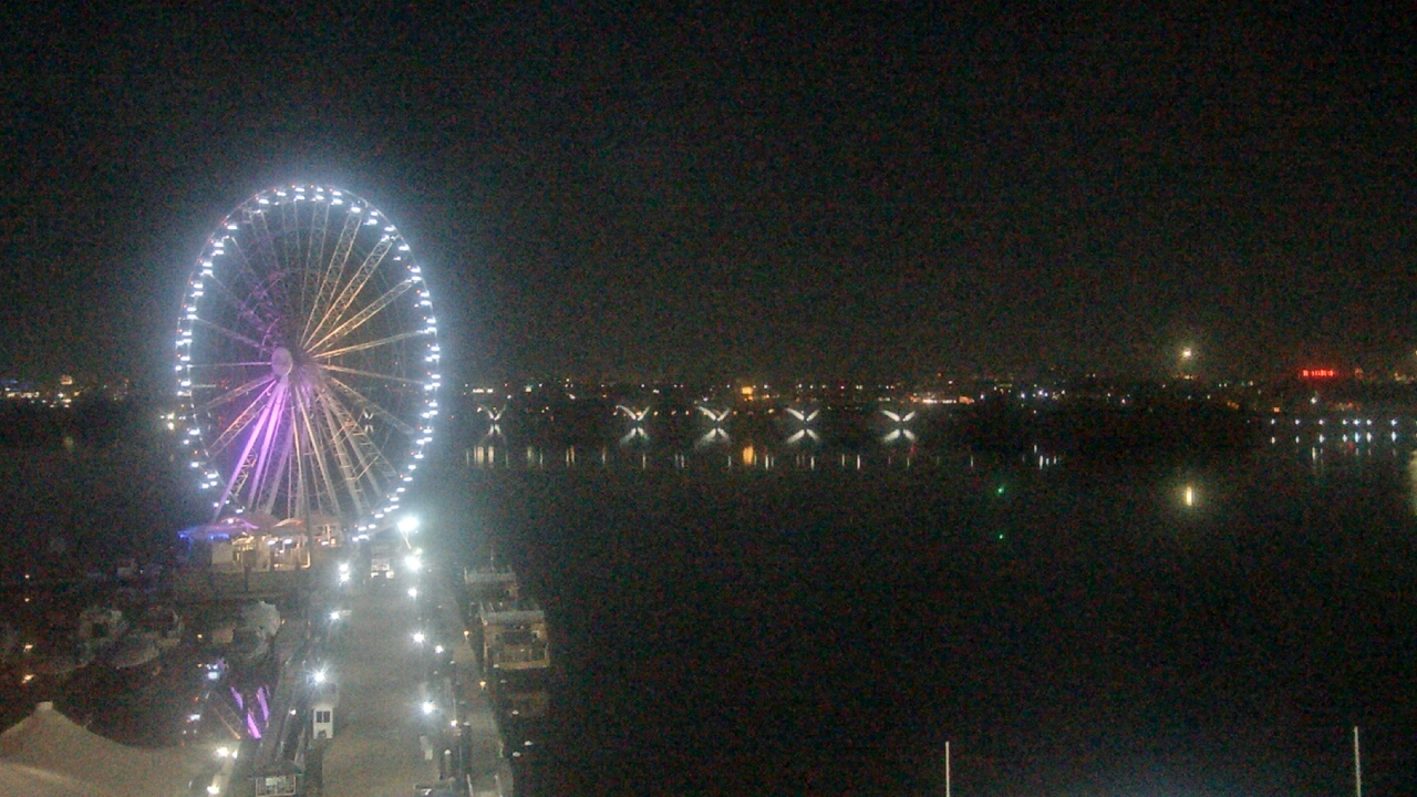 Thumbnail for current weather camera view from National Harbor in Oxon Hill, Maryland