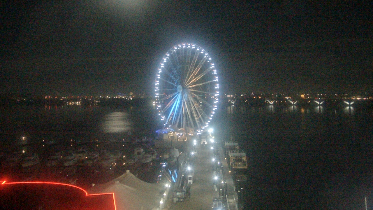 Thumbnail for current weather camera view from National Harbor in Oxon Hill, Maryland