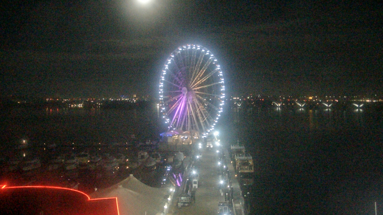 Thumbnail for current weather camera view from National Harbor in Oxon Hill, Maryland