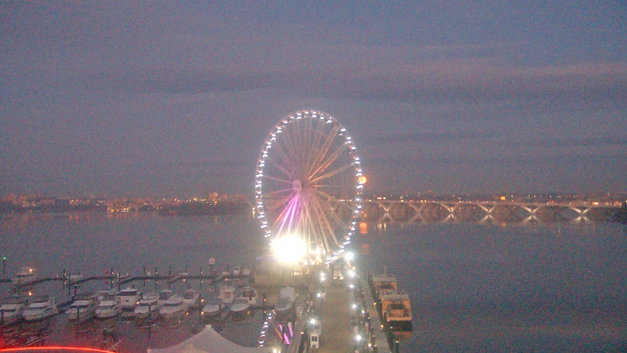 Thumbnail for current weather camera view from National Harbor in Oxon Hill, Maryland