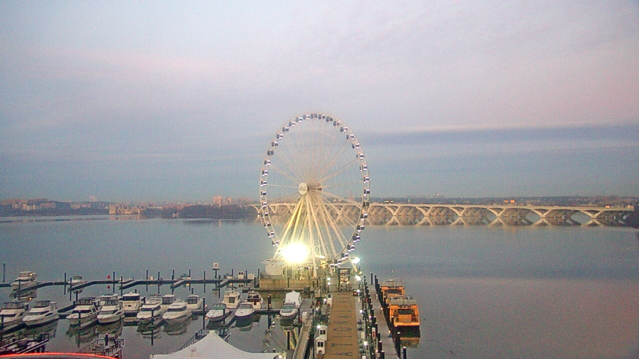Thumbnail for current weather camera view from National Harbor in Oxon Hill, Maryland