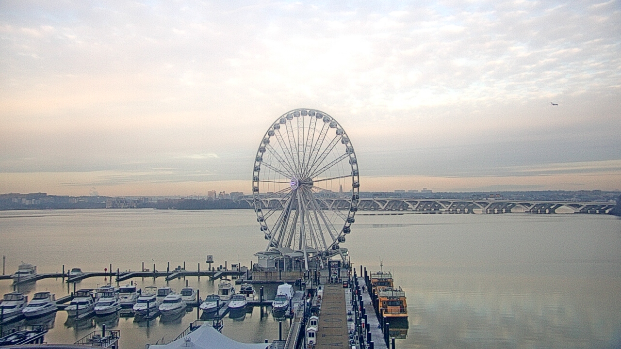 Thumbnail for current weather camera view from National Harbor in Oxon Hill, Maryland