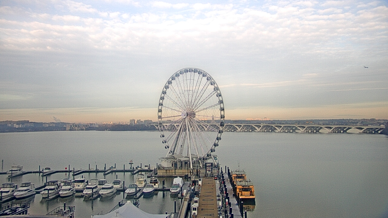 Thumbnail for current weather camera view from National Harbor in Oxon Hill, Maryland