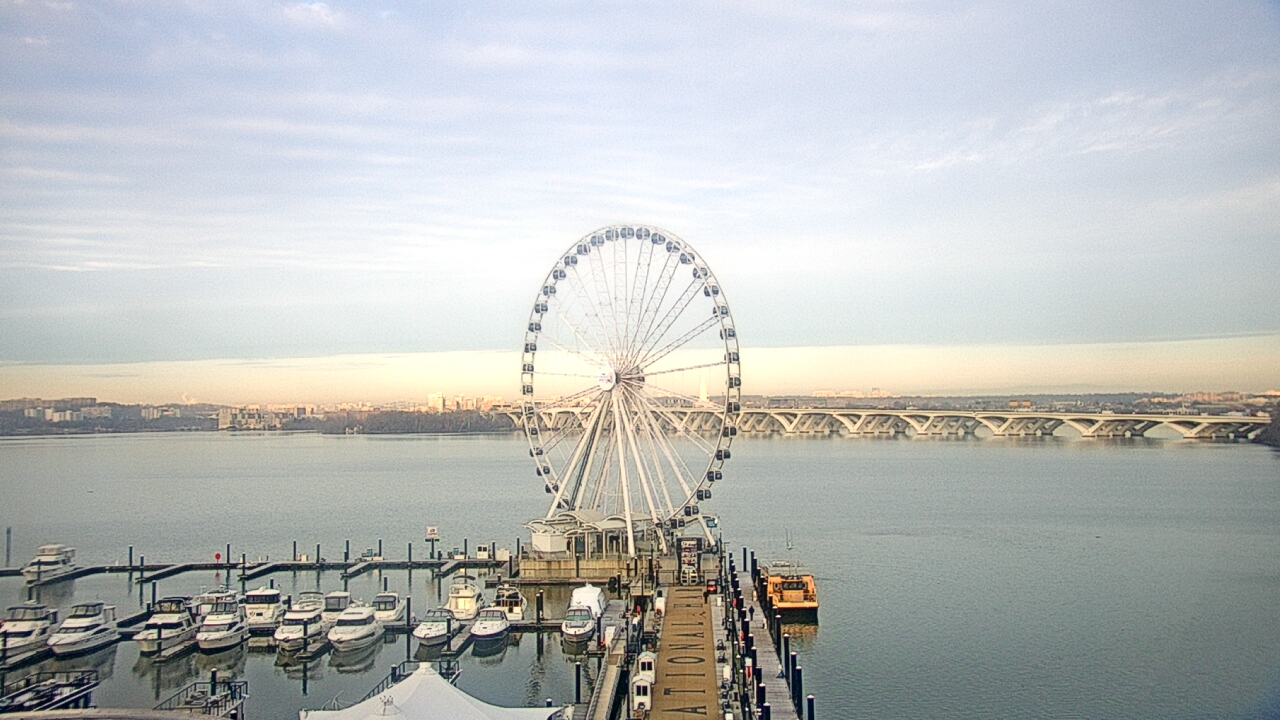 Thumbnail for current weather camera view from National Harbor in Oxon Hill, Maryland