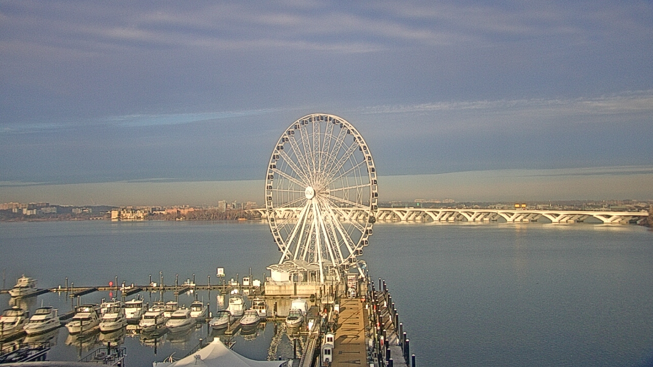Thumbnail for current weather camera view from National Harbor in Oxon Hill, Maryland