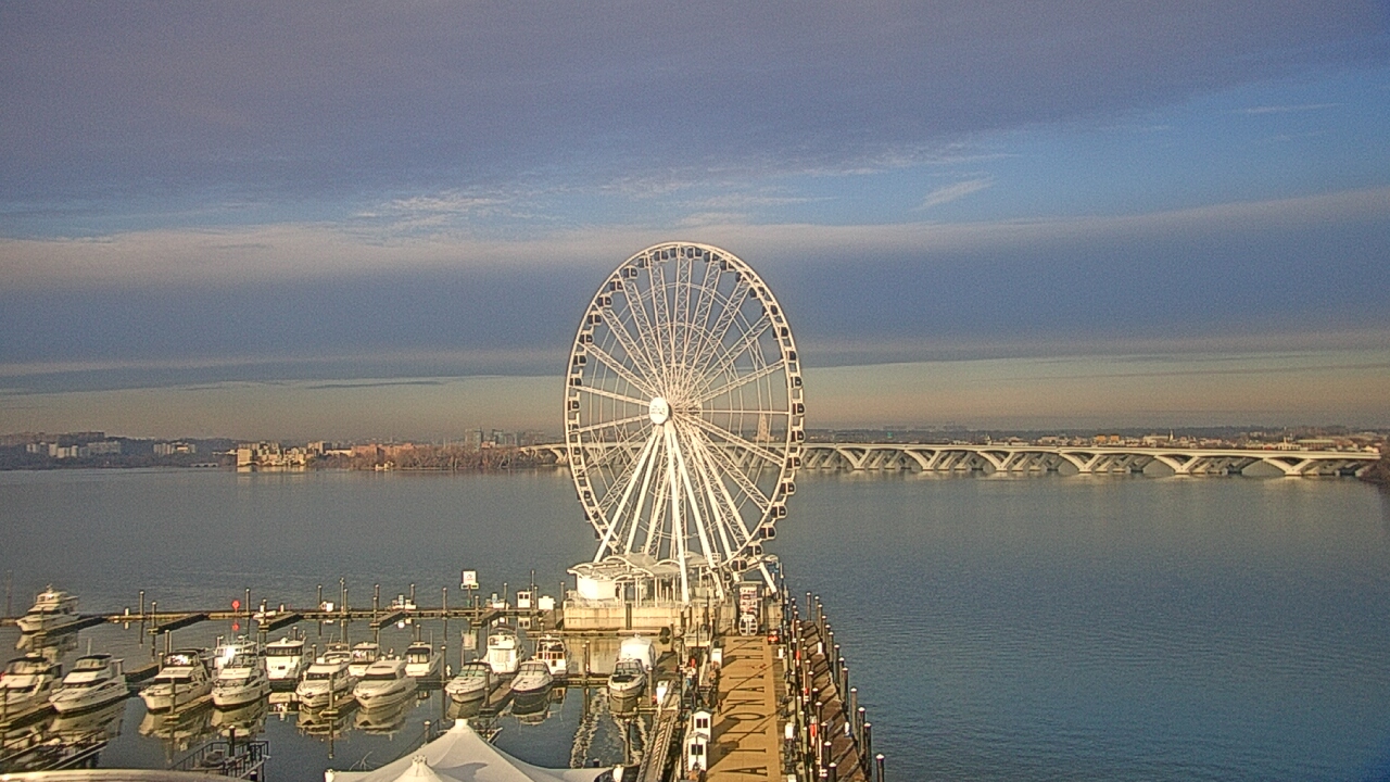 Thumbnail for current weather camera view from National Harbor in Oxon Hill, Maryland