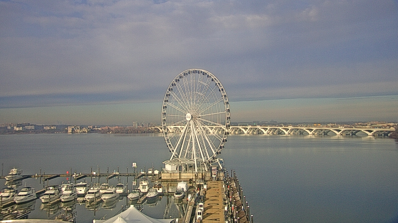 Thumbnail for current weather camera view from National Harbor in Oxon Hill, Maryland