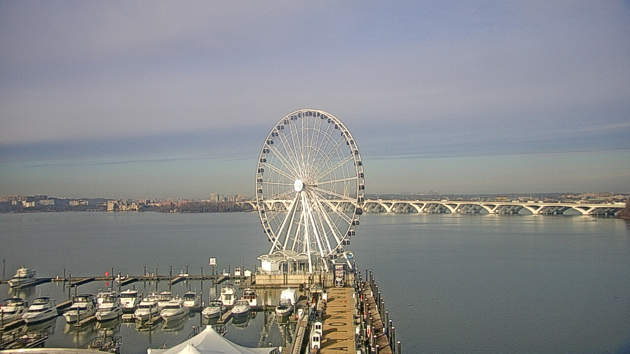 Thumbnail for current weather camera view from National Harbor in Oxon Hill, Maryland