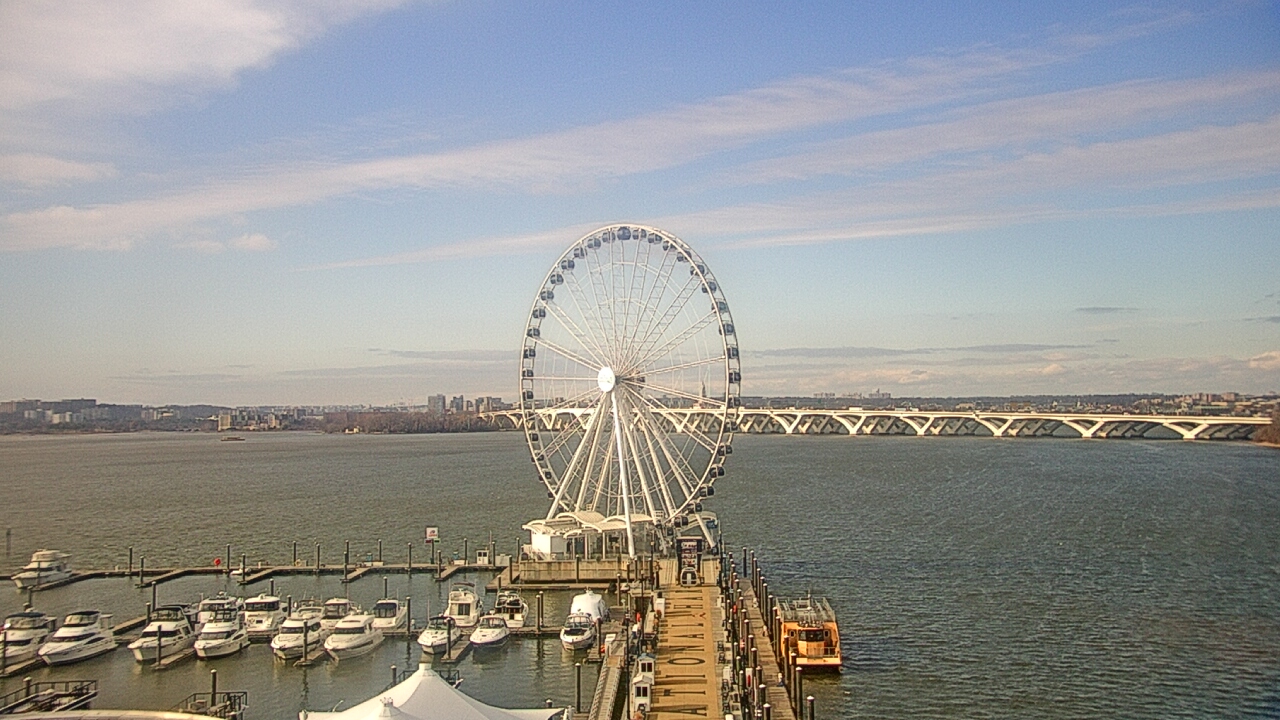 Thumbnail for current weather camera view from National Harbor in Oxon Hill, Maryland
