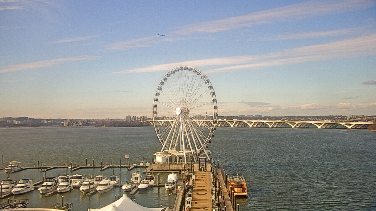 Thumbnail for current weather camera view from National Harbor in Oxon Hill, Maryland