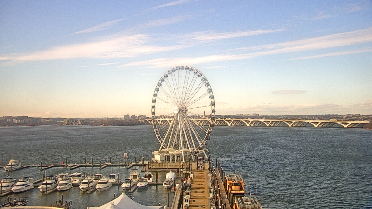 Thumbnail for current weather camera view from National Harbor in Oxon Hill, Maryland