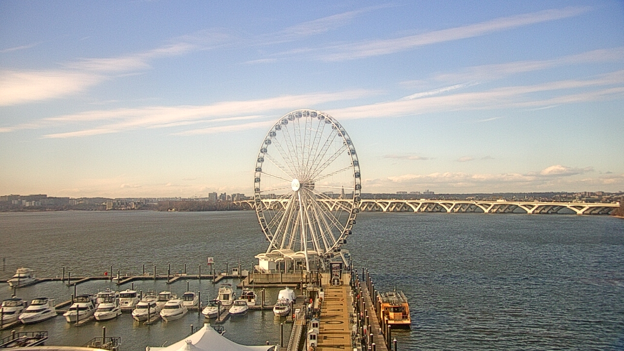 Thumbnail for current weather camera view from National Harbor in Oxon Hill, Maryland