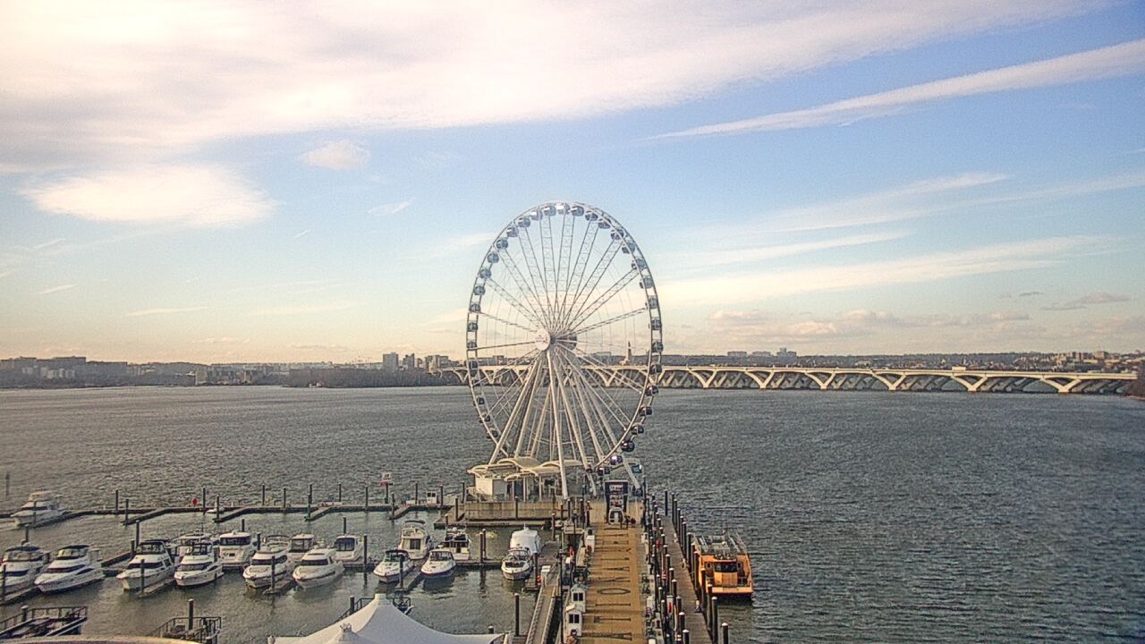 Thumbnail for current weather camera view from National Harbor in Oxon Hill, Maryland