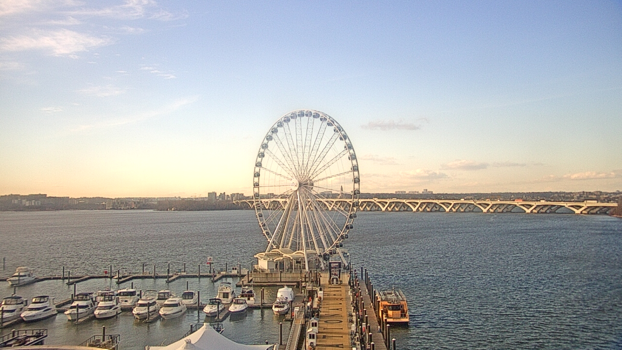 Thumbnail for current weather camera view from National Harbor in Oxon Hill, Maryland