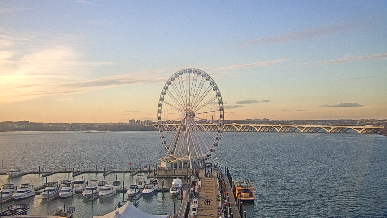 Thumbnail for current weather camera view from National Harbor in Oxon Hill, Maryland
