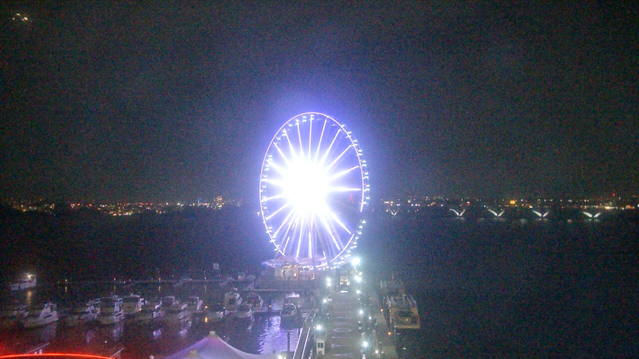 Thumbnail for current weather camera view from National Harbor in Oxon Hill, Maryland