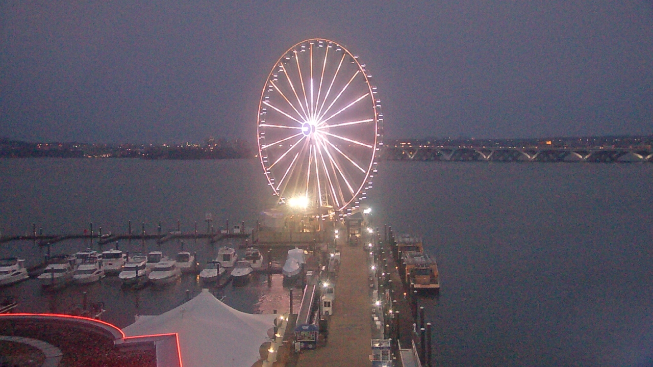Thumbnail for current weather camera view from National Harbor in Oxon Hill, Maryland
