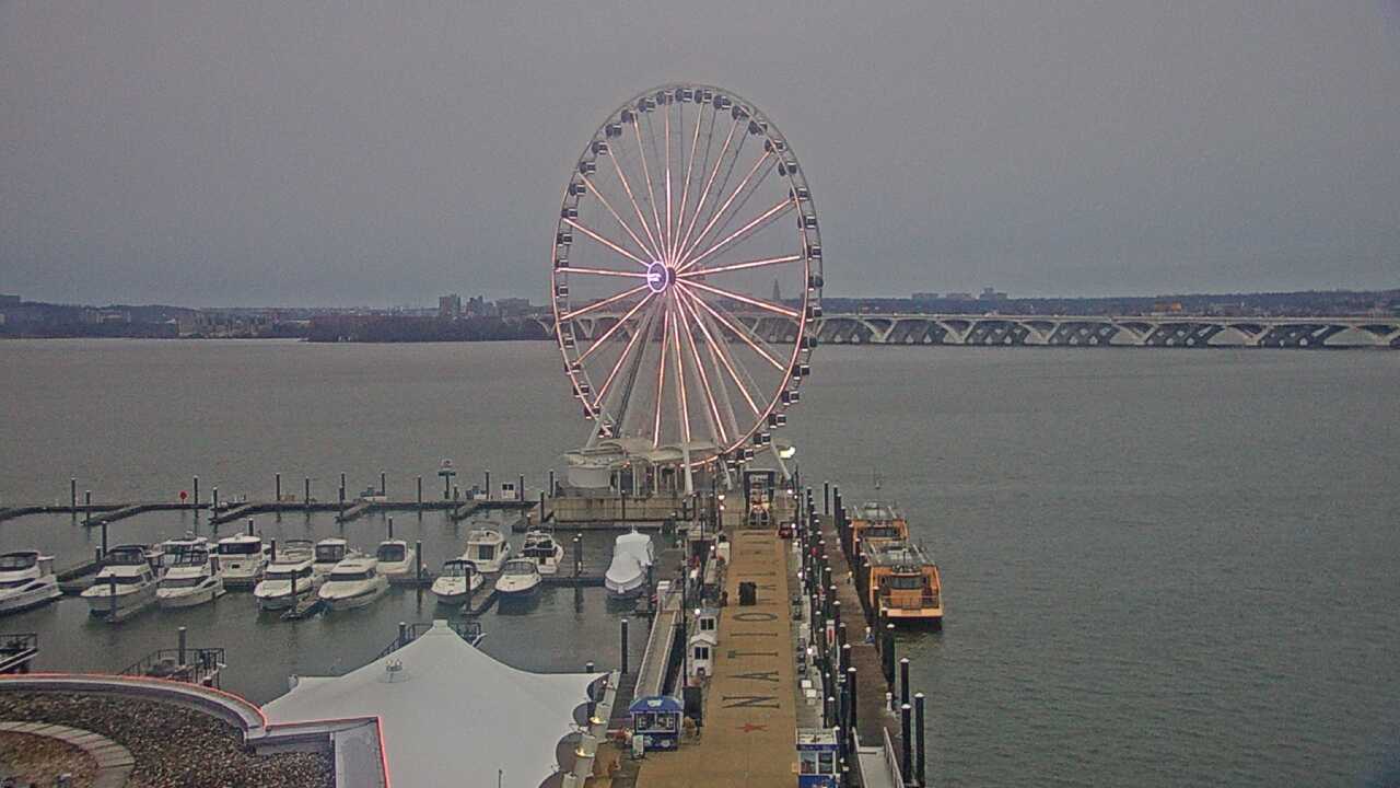 Thumbnail for current weather camera view from National Harbor in Oxon Hill, Maryland